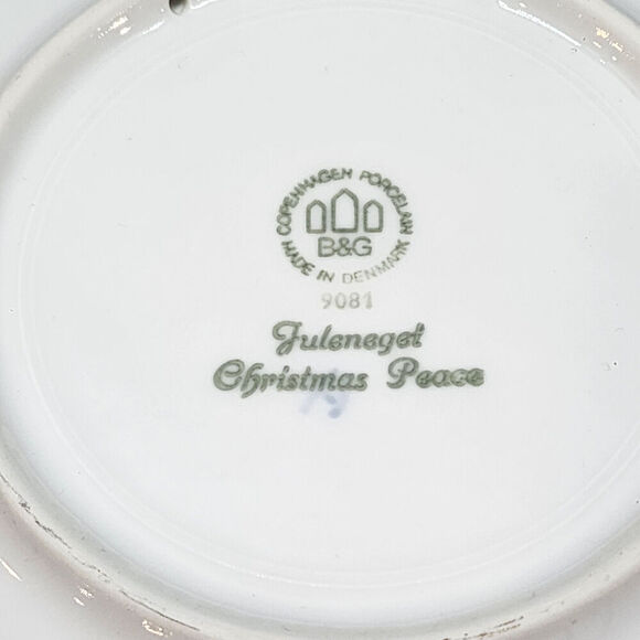 B &‎ G Copenhagen Christmas Peace Collectors Plate Jule-After-1981 - In Box - Picture 7 of 8